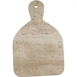 Dekorieren & Einrichten Servierbrett aus Travertine, beige (30,5x20x1,5 cm)