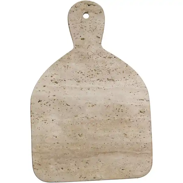 Bild 1 von Dekorieren & Einrichten Servierbrett aus Travertine, beige (30,5x20x1,5 cm)