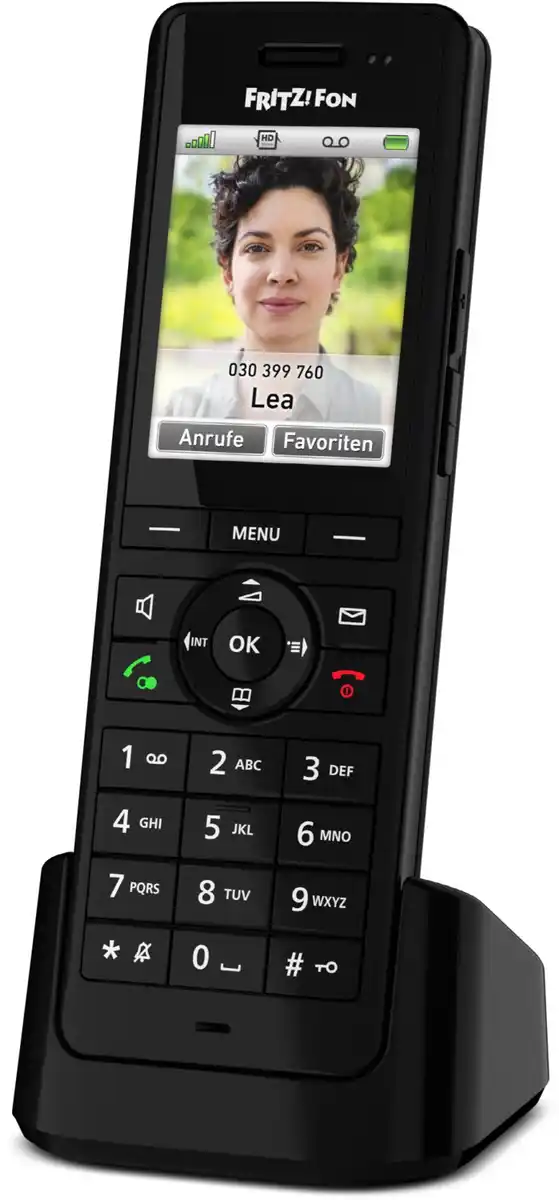 Bild 1 von FRITZ!Fon X6 IP-Telefon Schnurlos mit Anrufbeantworter schwarz
