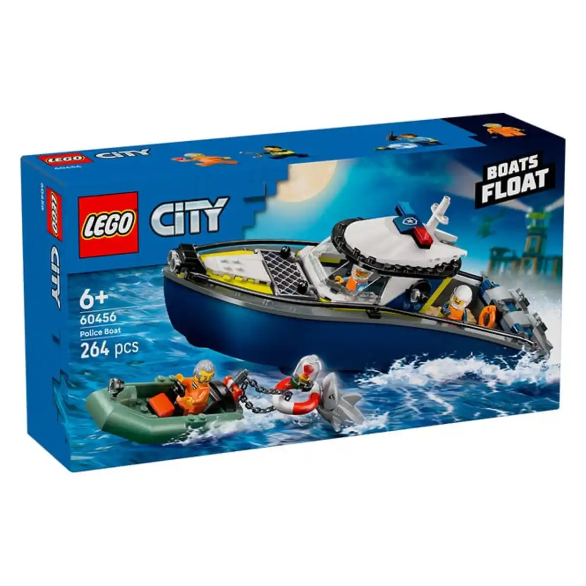 Bild 1 von LEGO® City 60456 - Verfolgungsjagd im Polizeiboot