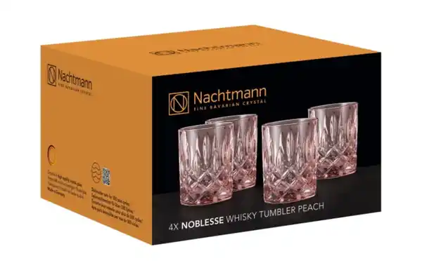 Bild 2 von Whiskey-Tumbler Noblesse Colors, peach, 4er-Set