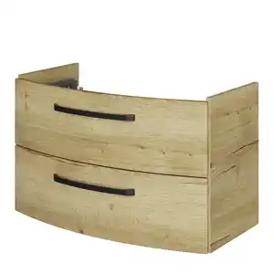 Pelipal Waschbeckenunterschrank 'Bahamas' braun foliert 80 x 49,2 x 43 cm