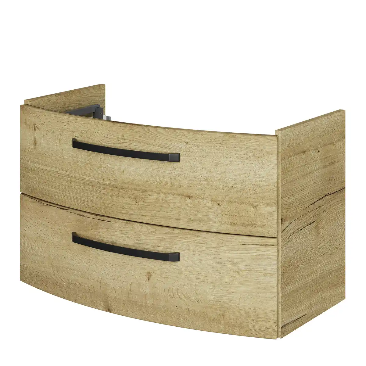 Bild 1 von Pelipal Waschbeckenunterschrank 'Bahamas' braun foliert 80 x 49,2 x 43 cm