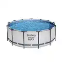 Bild 1 von Bestway Frame-Pool-Set 'Steel Pro Max' Ø 396 x 122 cm mit Sicherheitsleiter und Filterpumpe