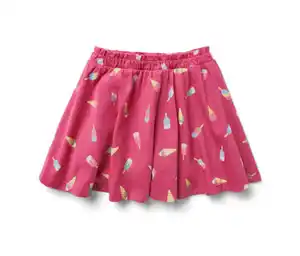 Kinder-Jerseyrock mit Hose, Eis