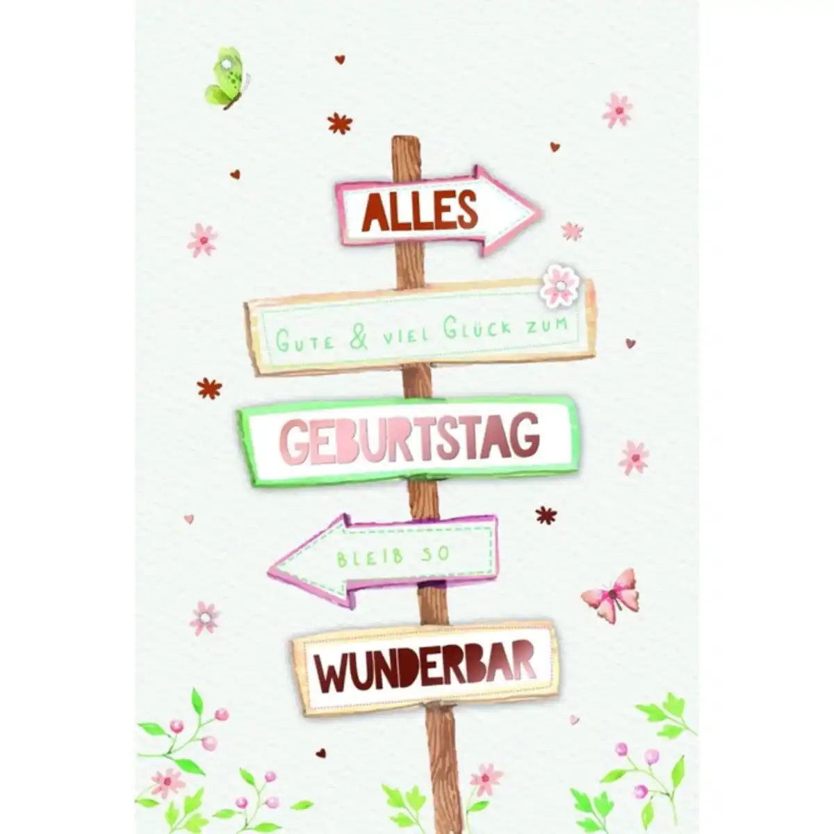 Bild 1 von Geburtstagskarte - Alles Gute & viel Gl&#252;ck