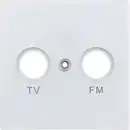 Bild 1 von toom Abdeckung für Antennensteckdose 'Designline' TV/RV silbern