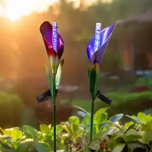 Ez Solar LED-Solar-Gartenstecker "Calla"