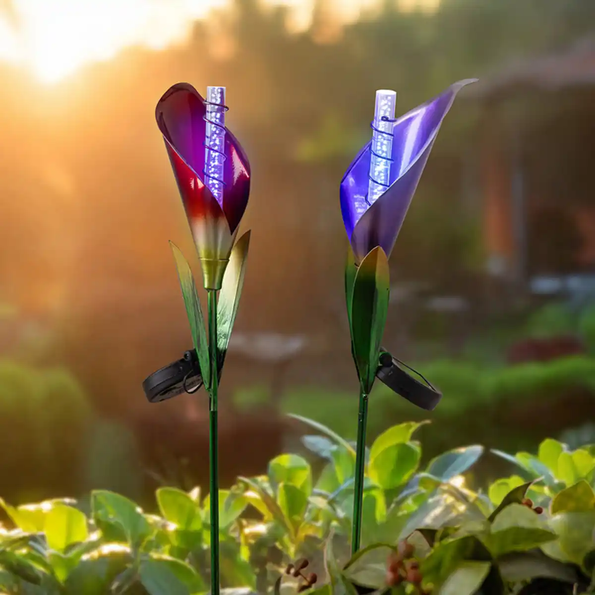 Bild 1 von Ez Solar LED-Solar-Gartenstecker "Calla"