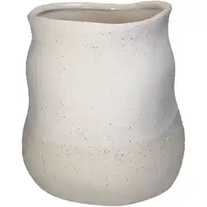 Dekorieren & Einrichten Vase, offwhite/beige (22x22x23 cm)