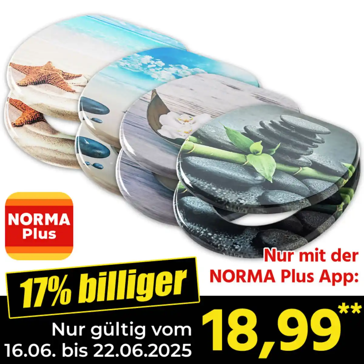 Bild 1 von Badkomfort Design-MDF-WC-Sitz