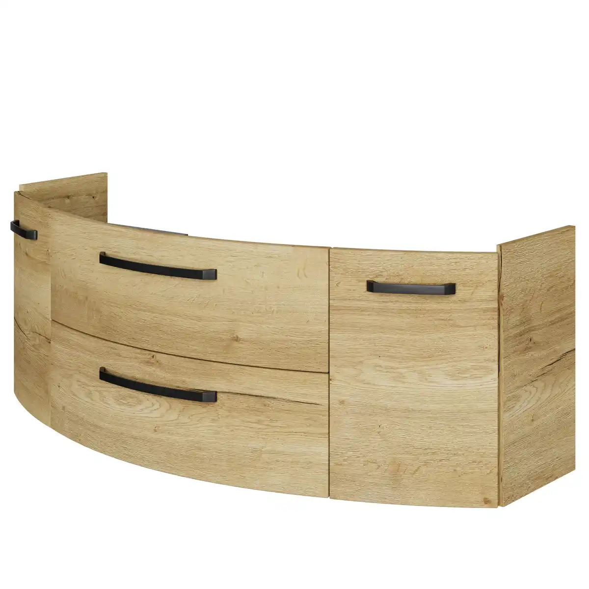 Bild 1 von Pelipal Waschbeckenunterschrank 'Bahamas' braun foliert 140 x 49,2 x 48 cm