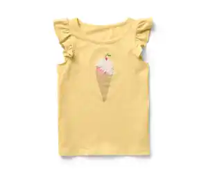 Kinder-Shirt mit Volantärmeln