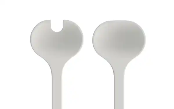 Bild 2 von Salatbesteck Silueta, weiß, 2-teilig