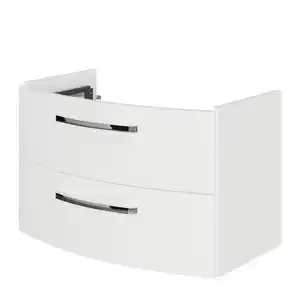 Pelipal Waschbeckenunterschrank 'Bahamas' weiß glänzend 80 x 49,2 x 43 cm