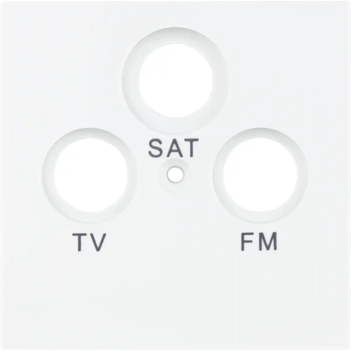 Bild 1 von SAT-Abdeckung 'Designline' 1-fach weiß