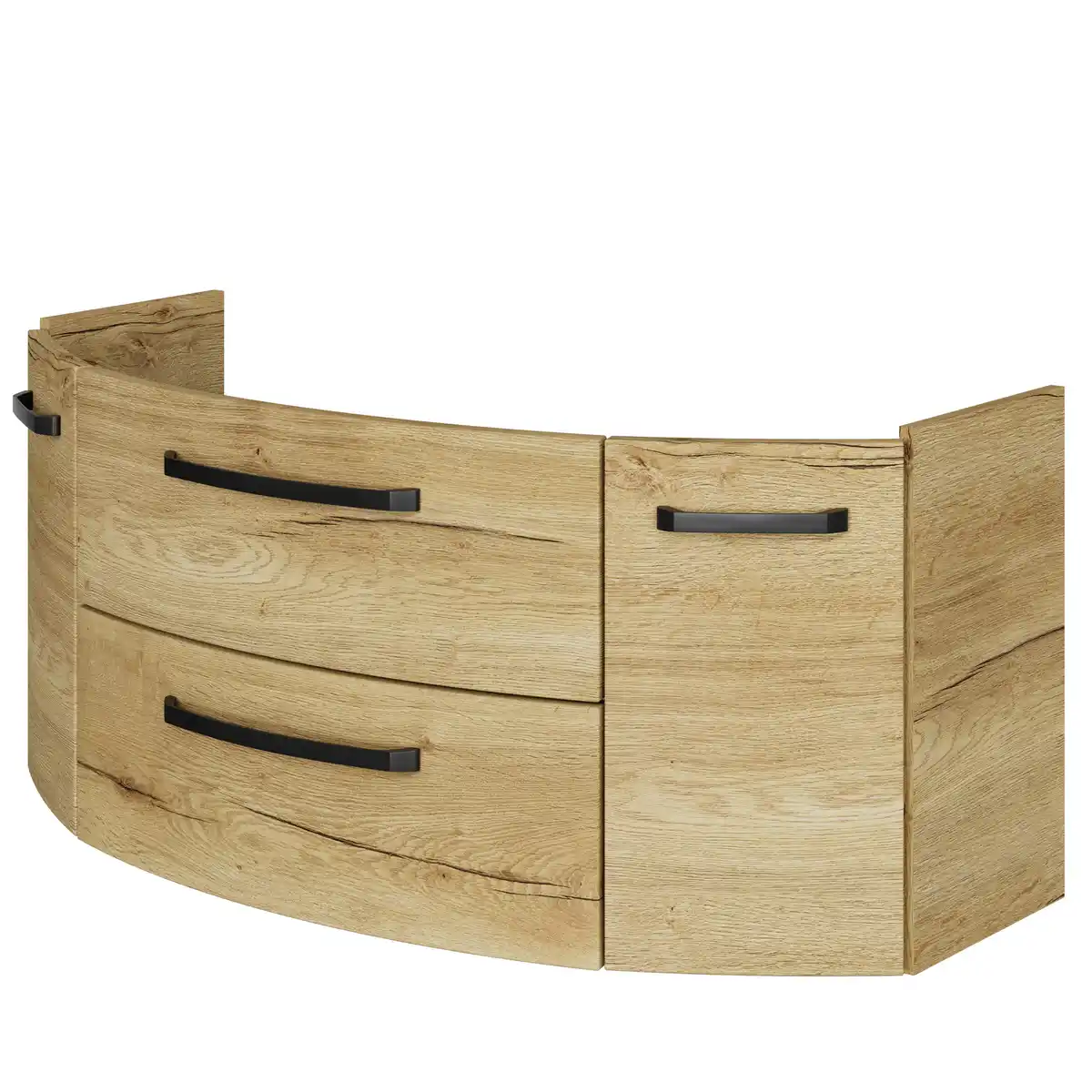 Bild 1 von Pelipal Waschbeckenunterschrank 'Bahamas' braun foliert 116,3 x 49,2 x 46 cm