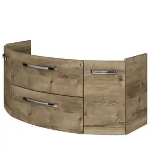 Pelipal Waschbeckenunterschrank 'Bahamas' braun foliert 120 x 49,2 x 46 cm