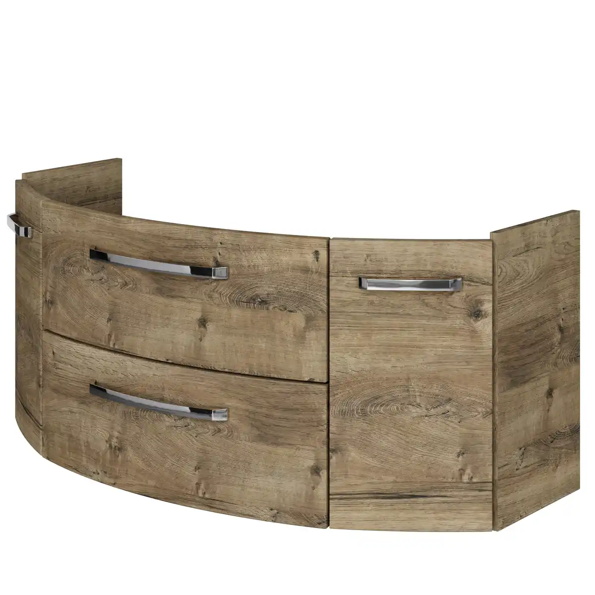 Bild 1 von Pelipal Waschbeckenunterschrank 'Bahamas' braun foliert 120 x 49,2 x 46 cm