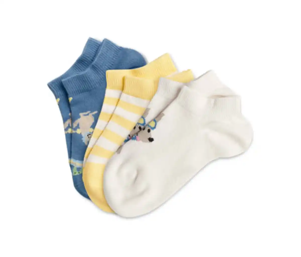 Bild 1 von 3 Paar Kinder-Sneakersocken, Känguru