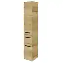 Bild 1 von Pelipal Hochschrank 'Bahamas' braun foliert 30 x 168 x 33 cm