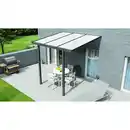 Bild 1 von Gardendreams Terrassenüberdachung 'Easy Edition' 300 x 250 cm Polycarbonat opal anthrazit