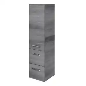 Pelipal Midischrank 'Bahamas' dunkelgrau foliert 30 x 121 x 33 cm