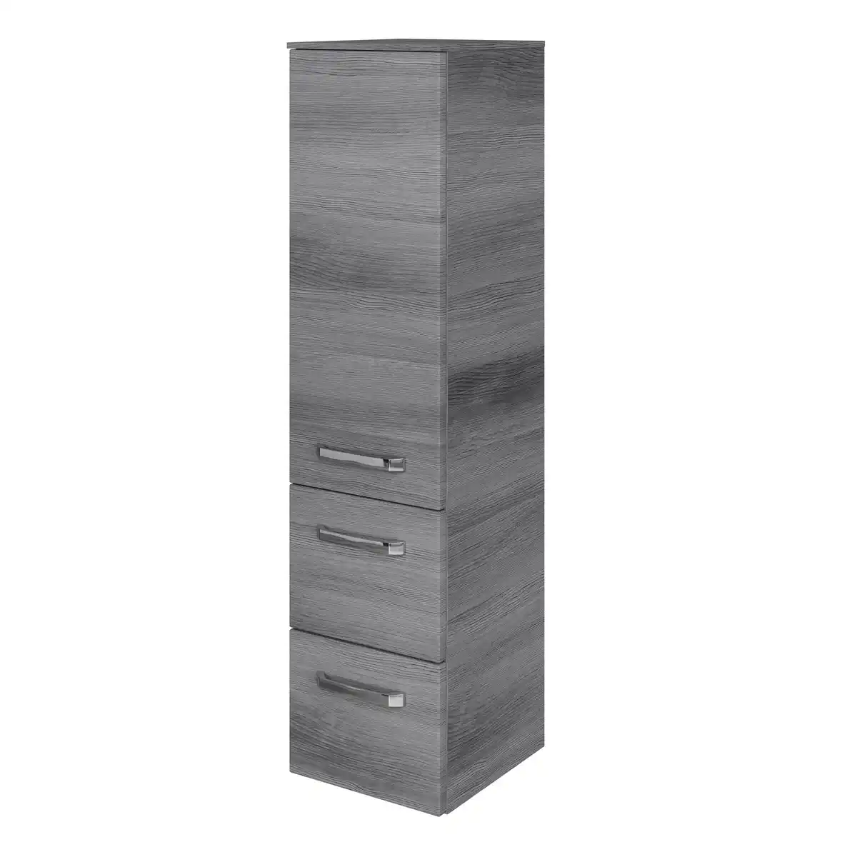 Bild 1 von Pelipal Midischrank 'Bahamas' dunkelgrau foliert 30 x 121 x 33 cm