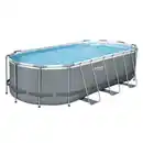 Bild 1 von Bestway Frame-Pool-Set 'Power Steel' 549 x 274 x 122 cm mit Sicherheitsleiter und Filterpumpe