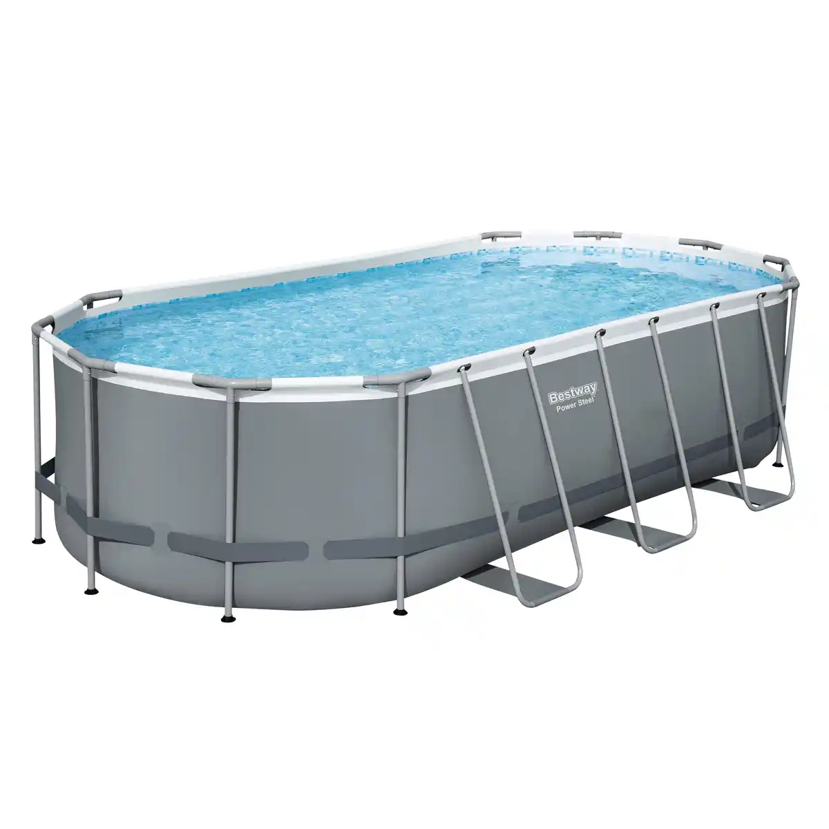 Bild 1 von Bestway Frame-Pool-Set 'Power Steel' 549 x 274 x 122 cm mit Sicherheitsleiter und Filterpumpe