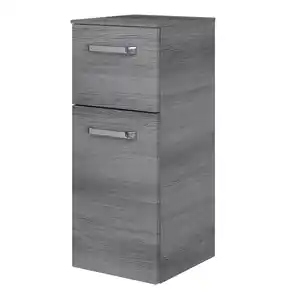 Pelipal Unterschrank 'Bahamas' dunkelgrau foliert 30 x 73 x 33 cm