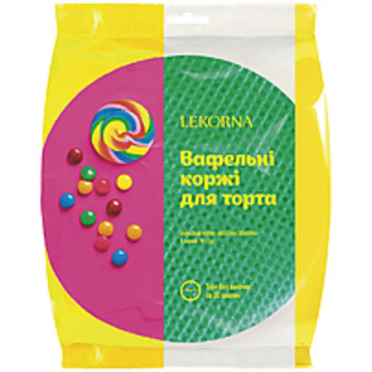 Bild 1 von Mischung von bunten Waffelblättern "Weselka Lekorna"