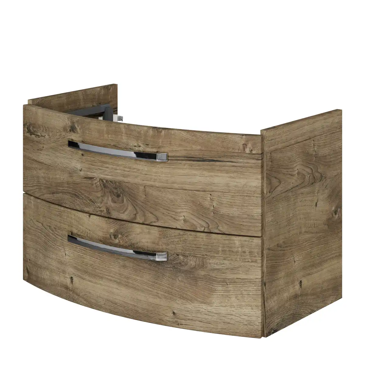 Bild 1 von Pelipal Waschbeckenunterschrank 'Bahamas' braun foliert 80 x 49,2 x 43 cm