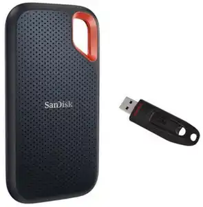 Extreme Portable SSD V2 (2TB) Externe SSD inkl. Ultra USB 3.0 (128GB)