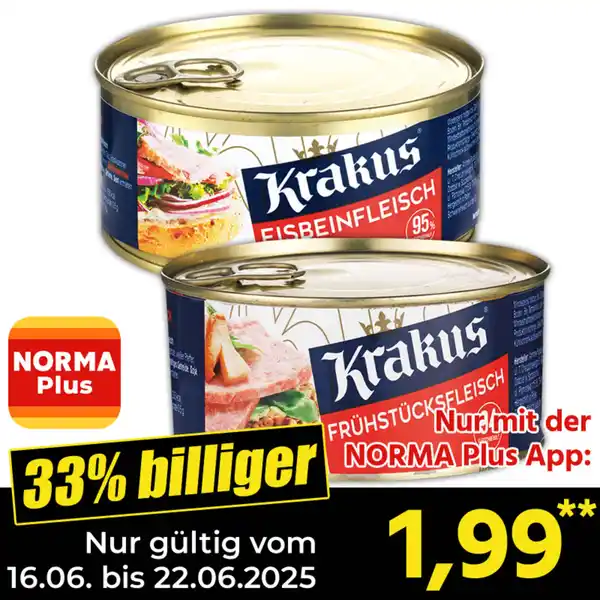 Bild 1 von Krakus Frühstücks-/ Eisbeinfleisch