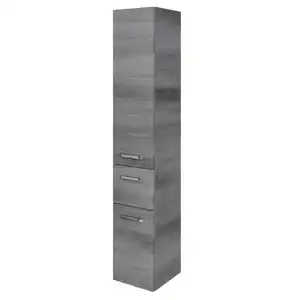 Pelipal Hochschrank 'Bahamas' dunkelgrau foliert 30 x 168 x 33 cm