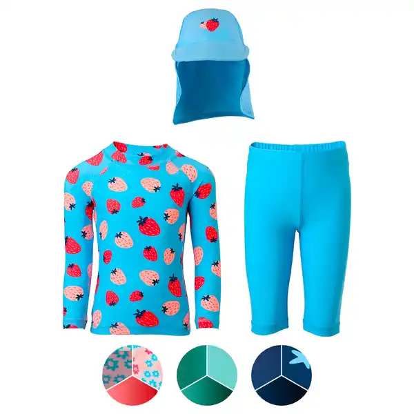 Bild 1 von LILY & DAN Kinder-UV-Schutzkleidung 3-tlg.
