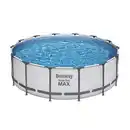 Bild 1 von Bestway Frame-Pool-Set 'Steel Pro Max' Ø 427 x 122 cm mit Sicherheitsleiter und Kartuschenfilter