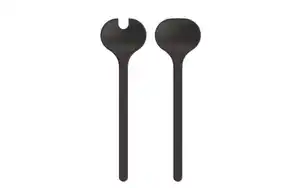 Salatbesteck Silueta, black, 2-teilig