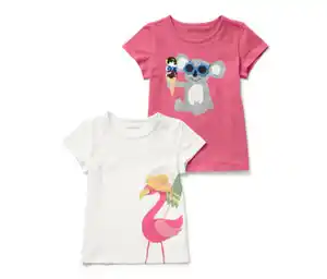 2 Kinder-T-Shirts mit Applikation