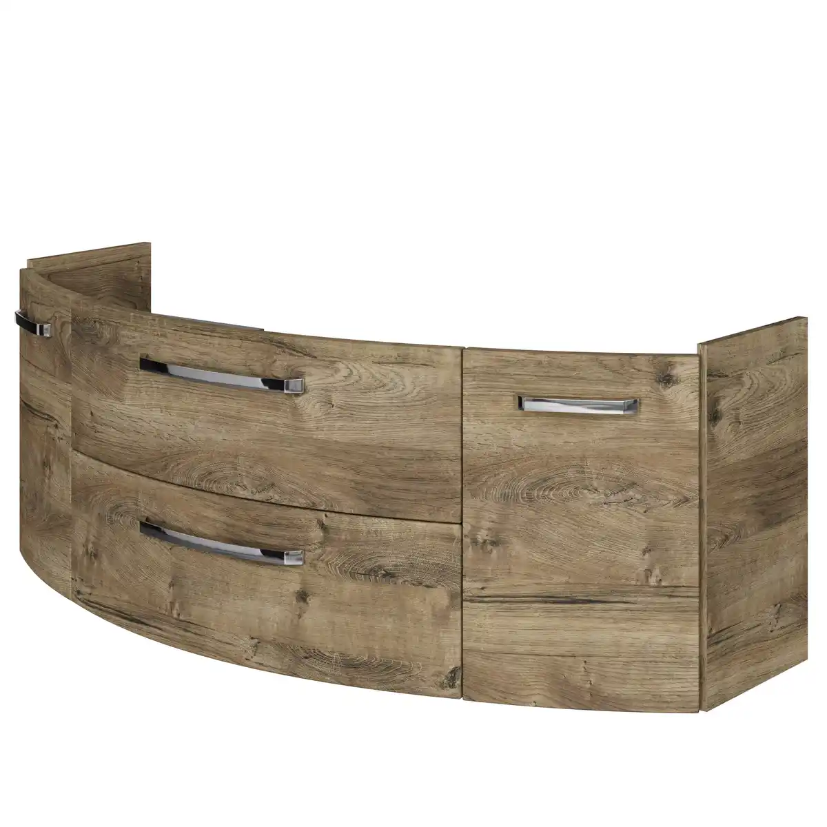 Bild 1 von Pelipal Waschbeckenunterschrank 'Bahamas' braun foliert 140 x 49,2 x 46 cm