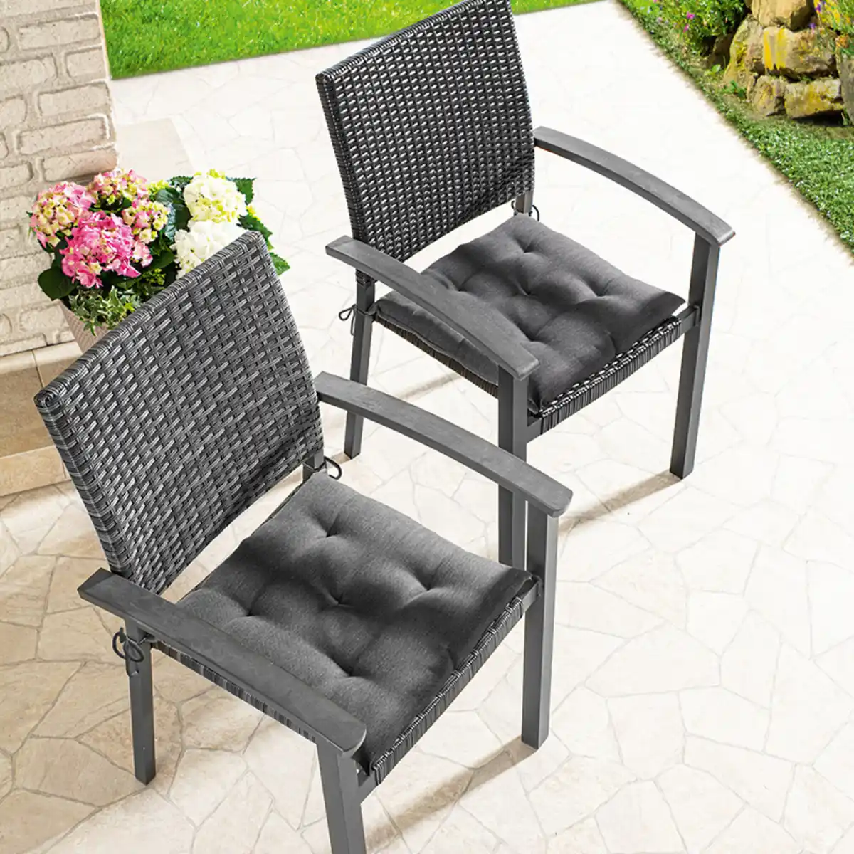 Bild 1 von Solax Sunshine Outdoor-Stuhlkissen 2er-Set
