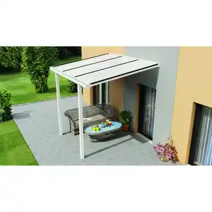 Gardendreams Terrassenüberdachung 'Easy Edition' 300 x 300 cm Polycarbonat opal weiß