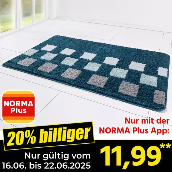 Bild 1 von Santosini XXL-Mikrofaser-Badteppich oder Badematte 2er-Set