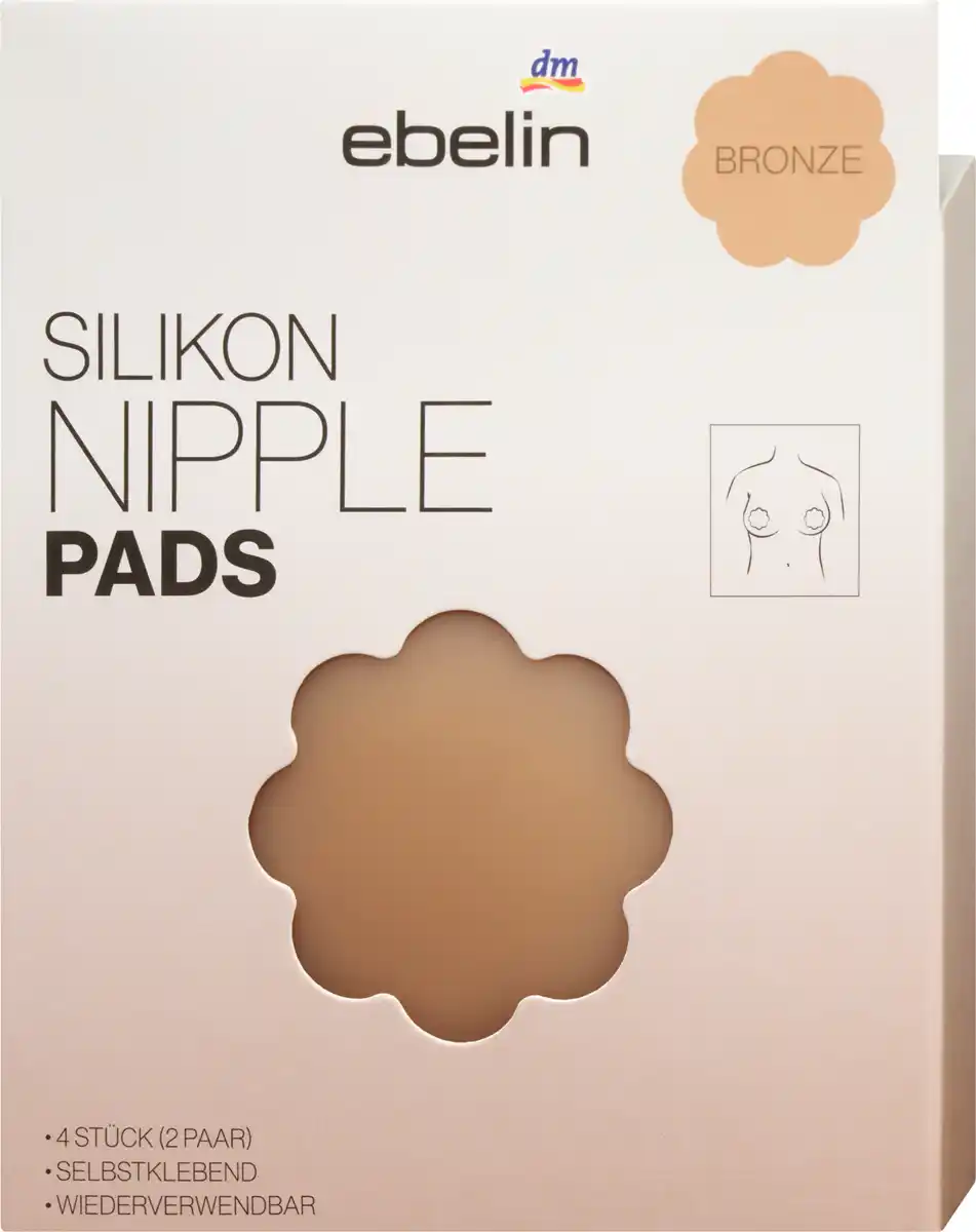 Bild 1 von ebelin Silikon Nipple Pads Sheer Elegance bronze ( 2 Paar)