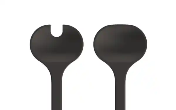 Bild 2 von Salatbesteck Silueta, black, 2-teilig