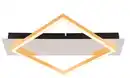 Bild 1 von LED-Deckenleuchte Lesina Goldfarben/Schwarz max 12 Watt Deckenlampe, Opal, Schwarz, Goldfarben