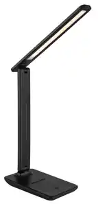 LED-Schreibtischleuchte Brighton max. 5 Watt Schreibtischlampe, Opal, Schwarz