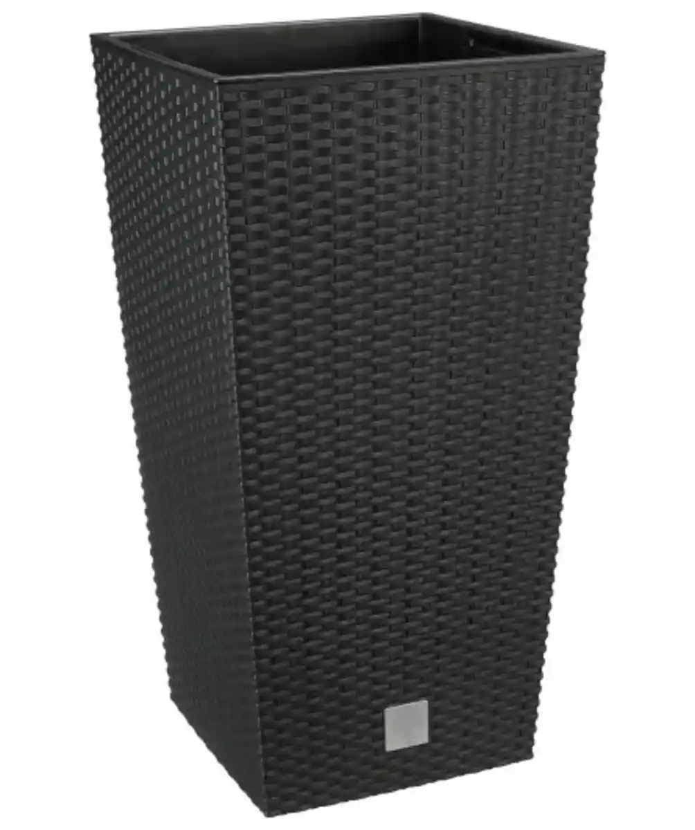 Bild 1 von Blumentopf Rattanoptik, anthrazit
