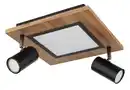 Bild 1 von LED-Deckenleuchte Ulla in Natur/Schwarz max. 12 Watt Deckenlampe, Naturfarben, Opal, Schwarz